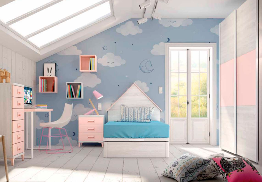 Dormitorio Infantil Nubes