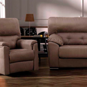 Conjunto sofá y sillón relax